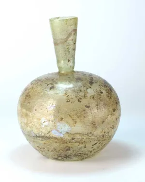 A Roman Glass Funnel Flask, ca 1st century CE