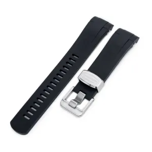 Black Curved End Rubber Strap for TUD BB M79230