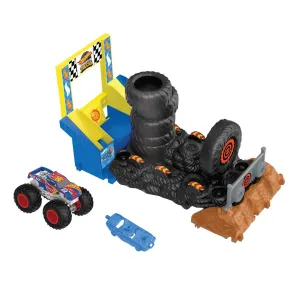 Hot Wheels Monster Trucks Arena Smashers Race Ace Smash Race Challenge Playset