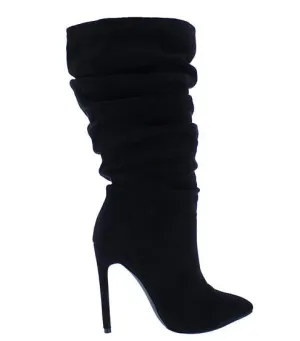 LAVATO SLOUCH BOOT - BLACK