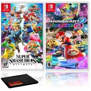 Nintendo Super Smash Bros. Ultimate Bundle with Mario Kart 8 Deluxe