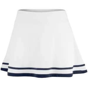 Penguin Women's Ribbed Flounce Skort - White/Navy