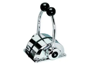 Ultraflex B302C Low Twin Lever Top Mount Twin Engine Control Box - Chrome